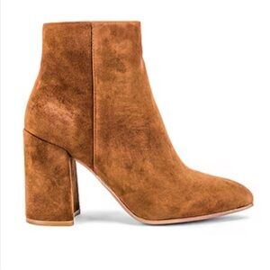 Steve Madden Therese Brown Suede Heeled Bootie